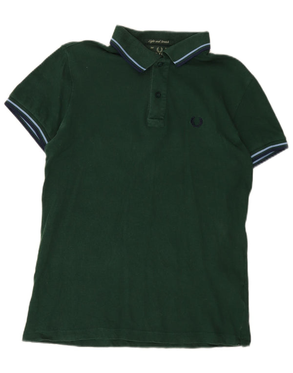 FRED PERRY Muška lagana i rastezljiva polo majica Mala zelena pamuk