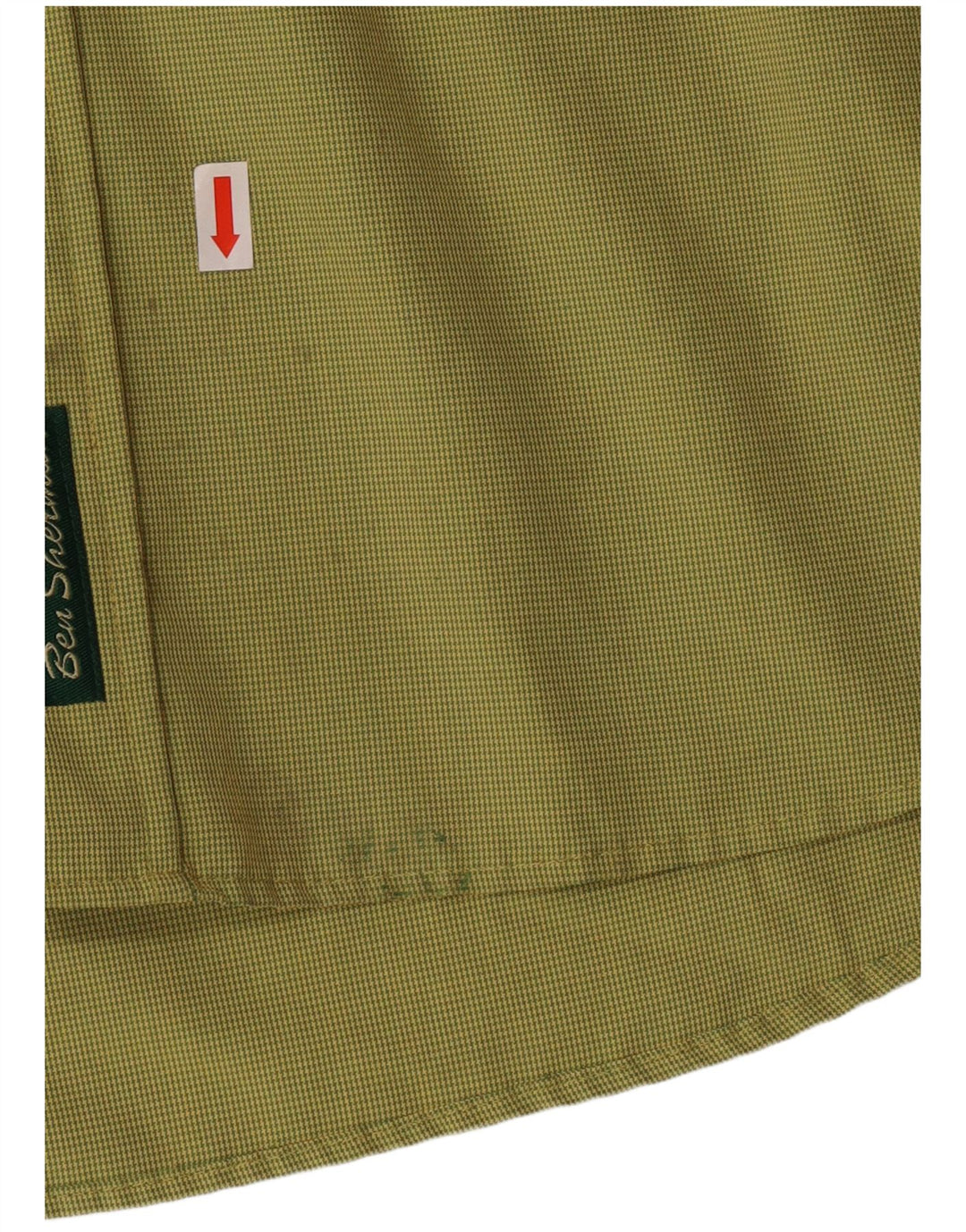 BEN SHERMAN Muška košulja XL Green Houndstooth