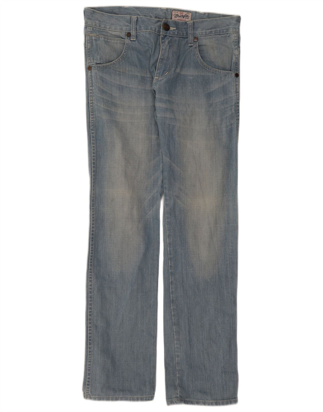 Wrangler ženske ravne traperice W31 L32 plavi pamuk