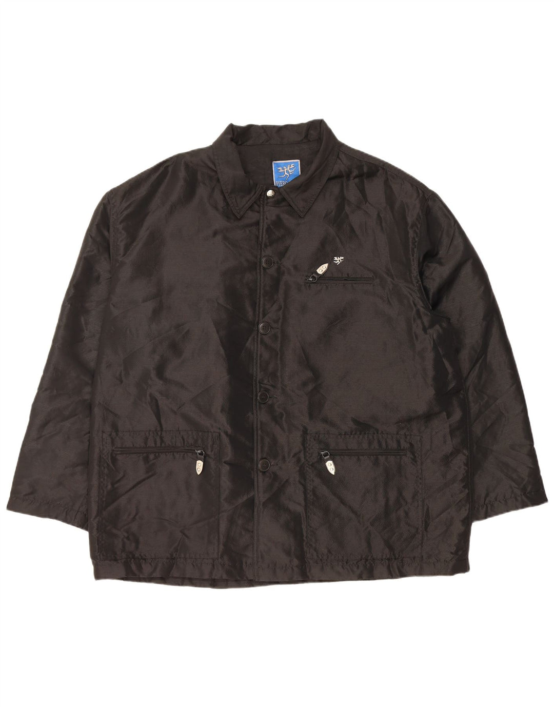 PIERO GUIDI Muška pomoćna jakna UK 42 XL crni najlon