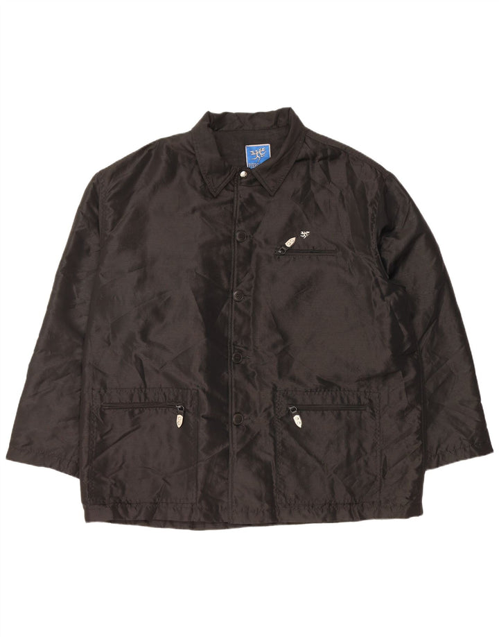 PIERO GUIDI Muška pomoćna jakna UK 42 XL crni najlon