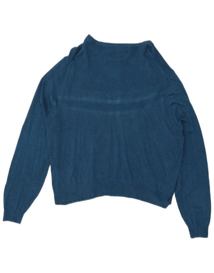 Marks & Spencer ženski kardigan pulover UK 18 XL plavi