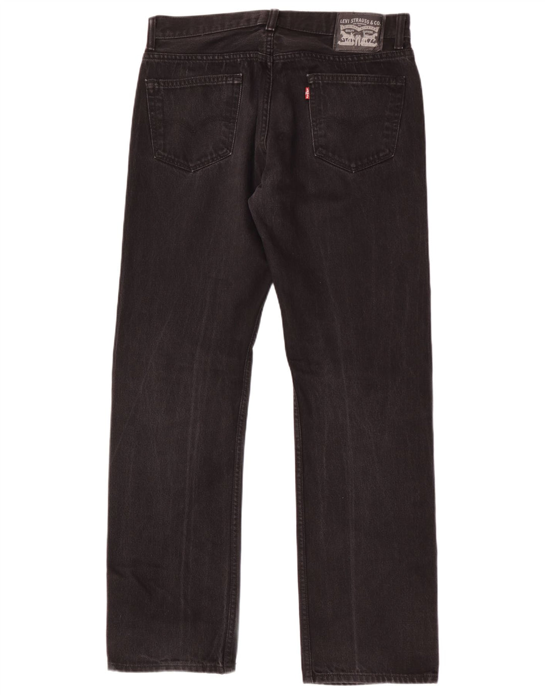 Levi's muške ravne traperice W34 L34 crni pamuk