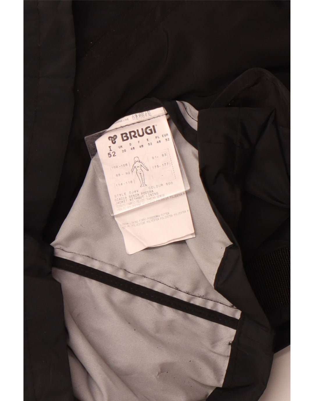 BRUGI ženska pomoćna jakna UK 20 2XL crni poliester