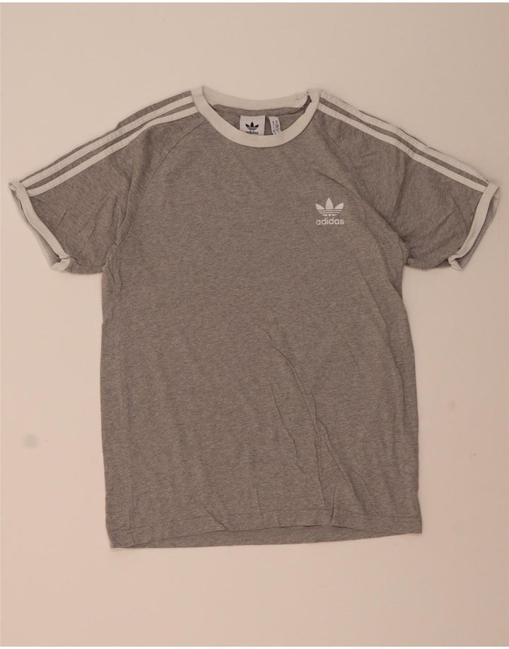 Adidas muška majica kratkih rukava Srednje sivi pamuk