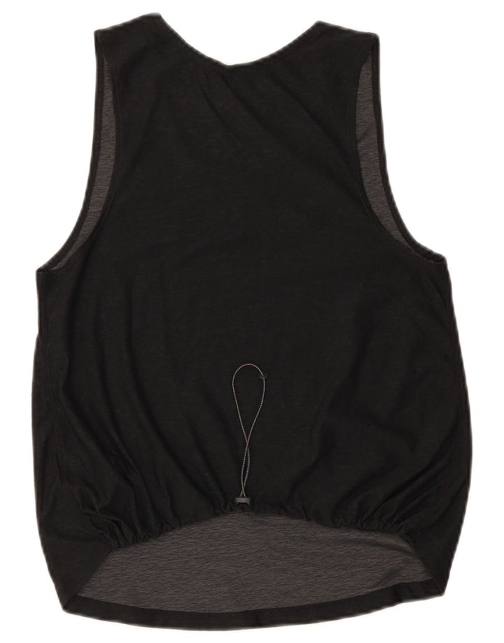 Nike Ženski Dri Fit Vest Top UK 10 Mali crni poliester