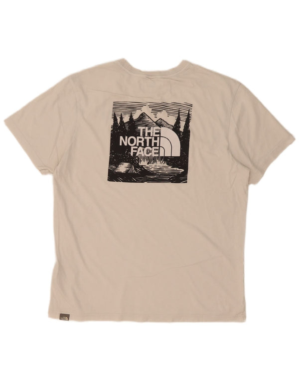 The North Face muška majica kratkih rukava srednje veličine, bijeli pamuk