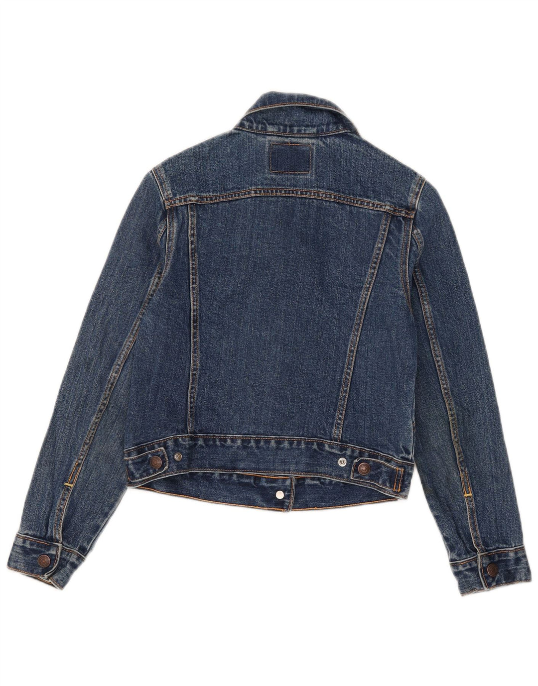 Levi's Girls Denim Jakna 7-8 Years Large Blue Pamuk