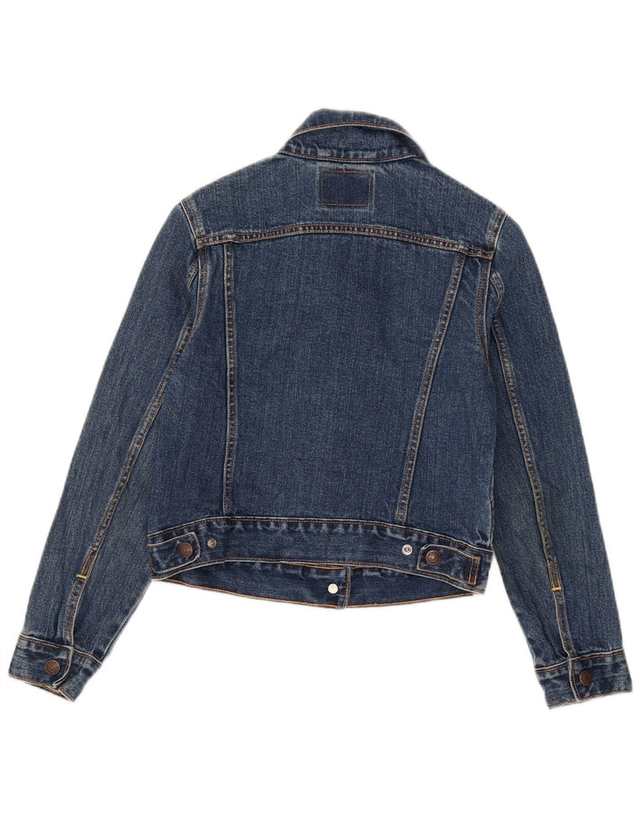 Levi's Girls Denim Jakna 7-8 Years Large Blue Pamuk