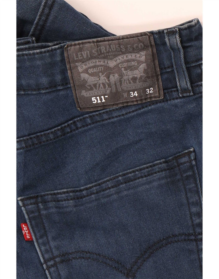 Levi's muške 511 uske traperice W34 L32 Plave