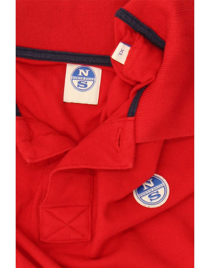 North Sails muška grafička polo majica XL na crvene pruge