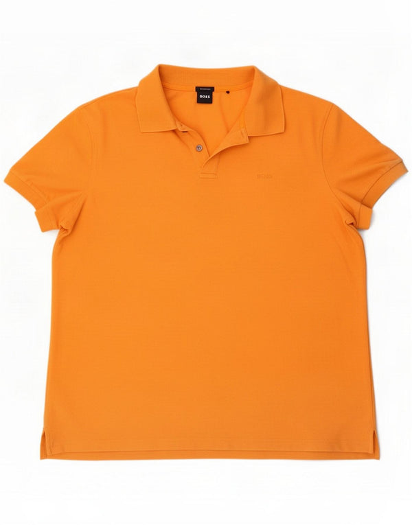 Hugo Boss muška polo majica 3XL narančasti pamuk