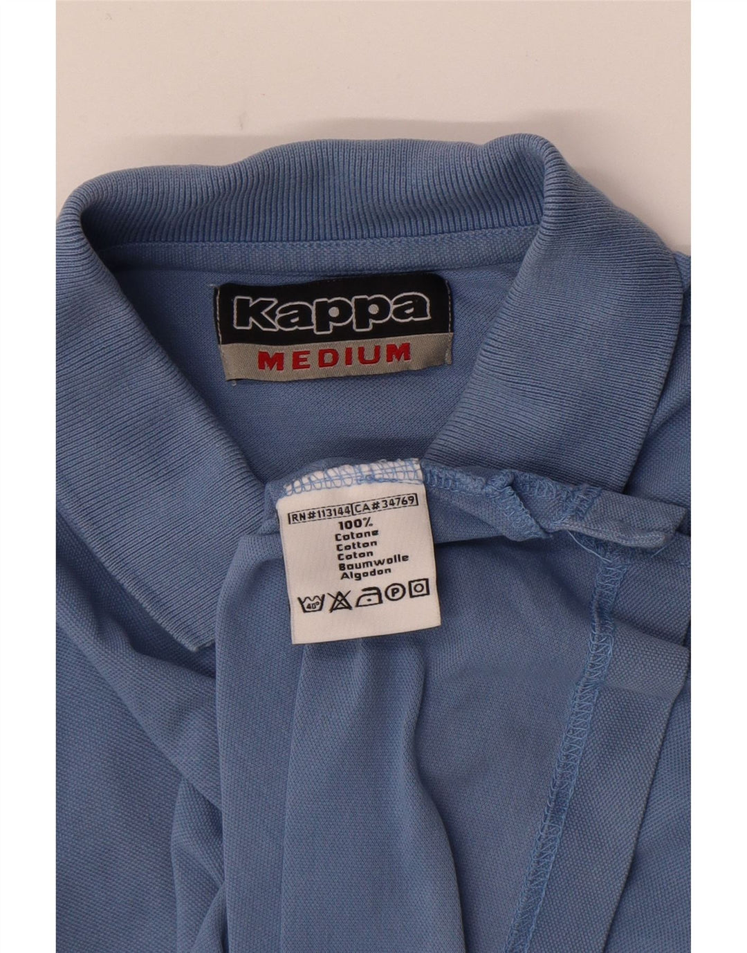 Kappa muška polo majica srednje plavi pamuk