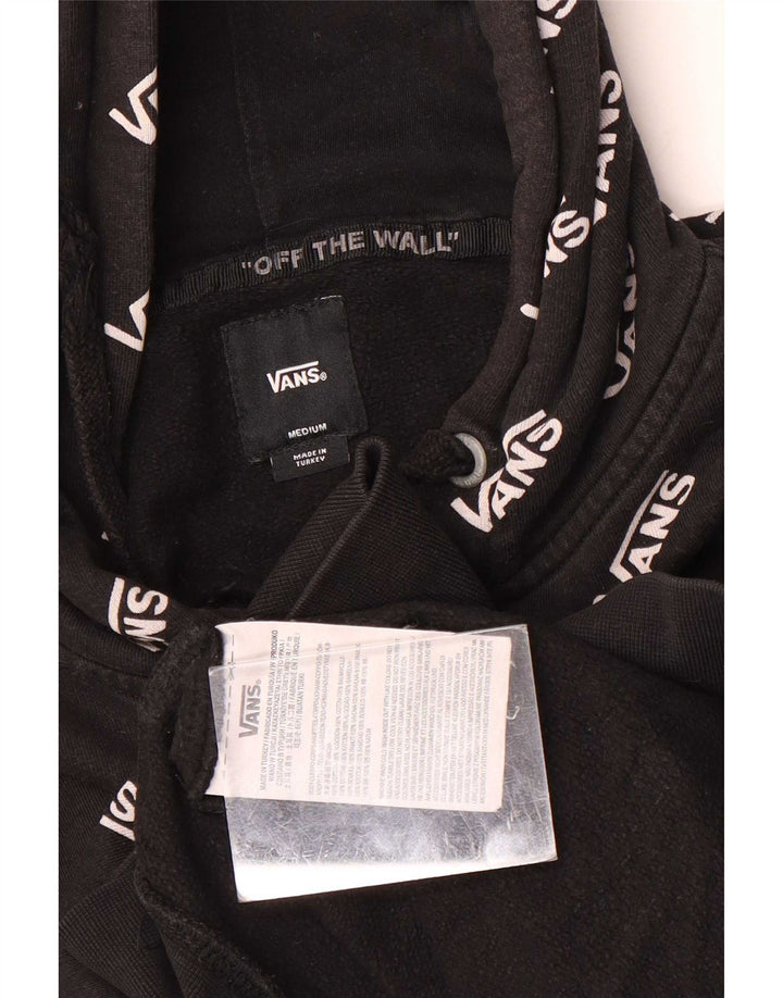 Vans muška majica s kapuljačom srednje veličine, crni pamuk
