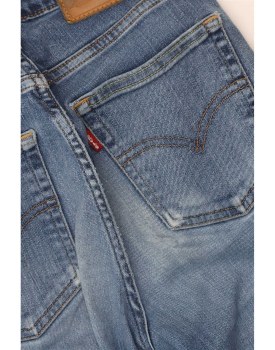 Levi's ženske 726 lepršave traperice W24 L32 plavi pamuk