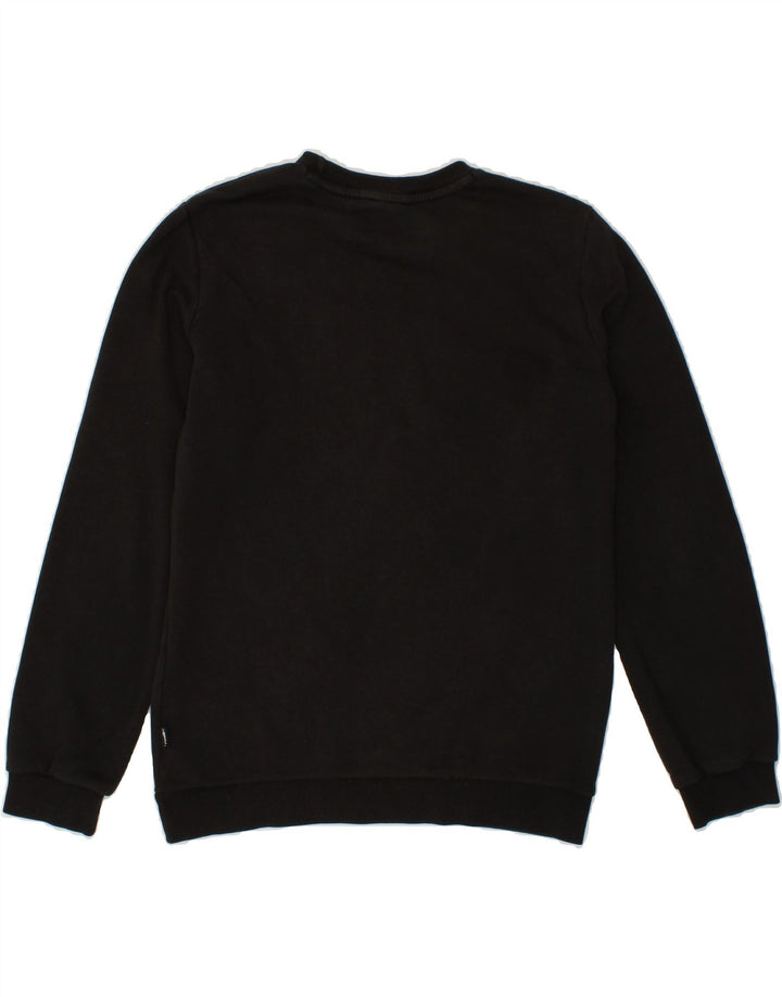 PUMA Boys Graphic Sweatshirt Jumper 13-14 Years XL Black Vintage Puma and Second-Hand Puma from Messina Hembry 
