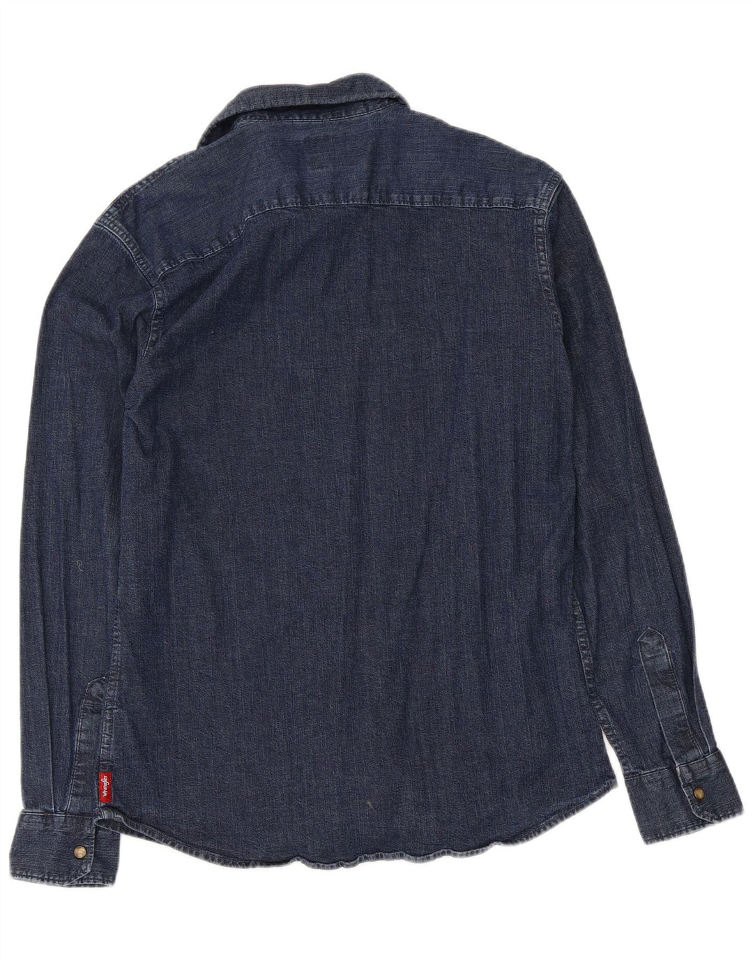 Wrangler muška indigo traper košulja Srednje tamnoplavi pamuk