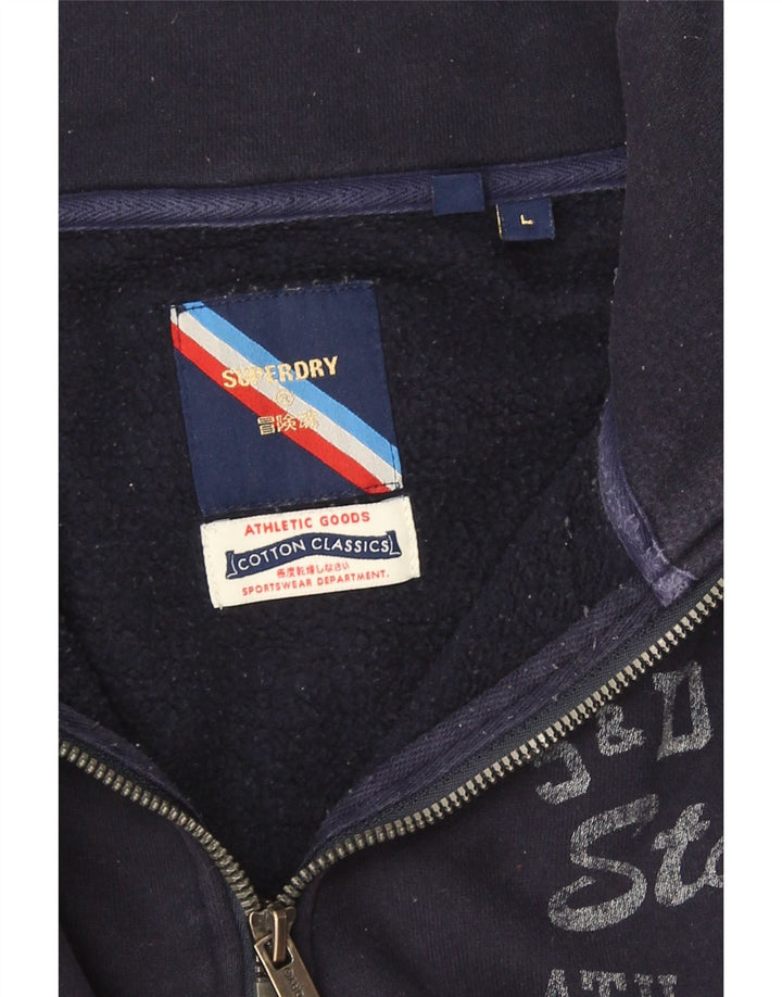 Superdry muški džemper s grafičkim motivima, velika tamnoplava boja