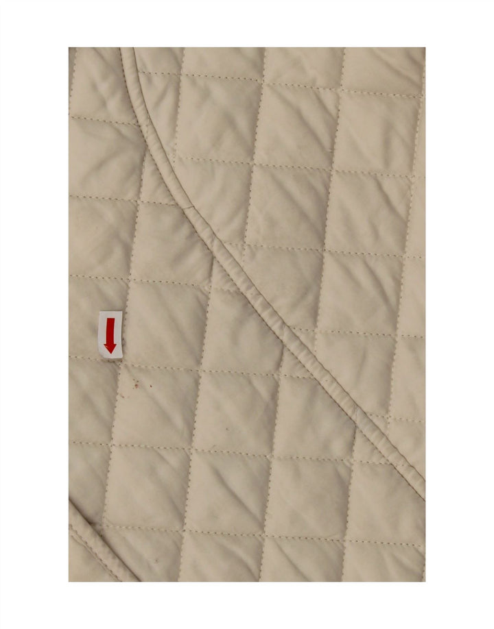 GANT Womens Quilted Jacket UK 18 XL Beige Polyester
