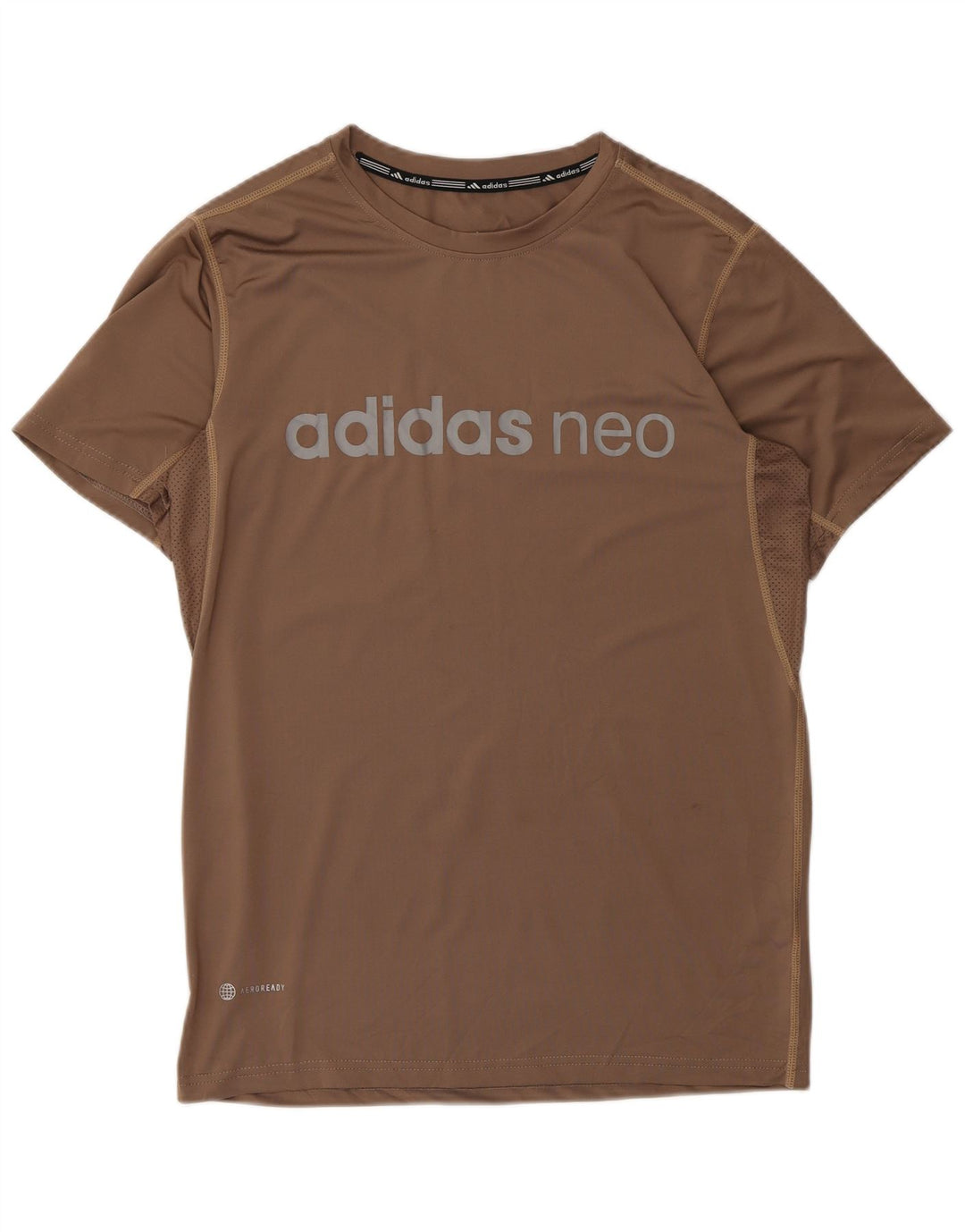 Adidas muška majica kratkih rukava Aeroready Graphic, veliki smeđi poliester