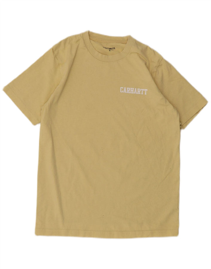 Carhartt muška majica kratkih rukava Mala žuta pamučna