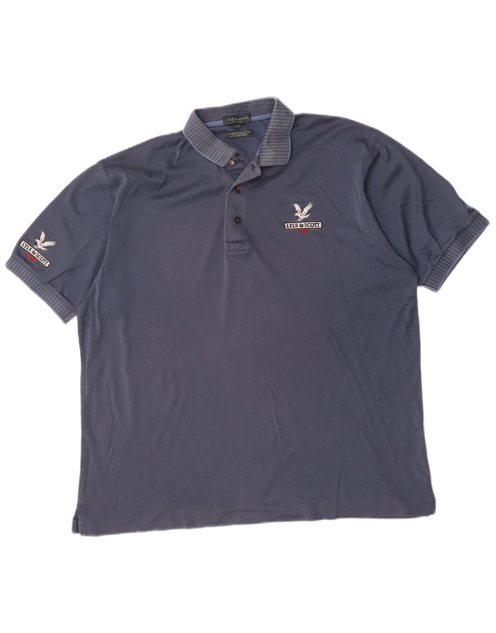 Lyle & Scott muška polo majica velika tamnoplava pamuk
