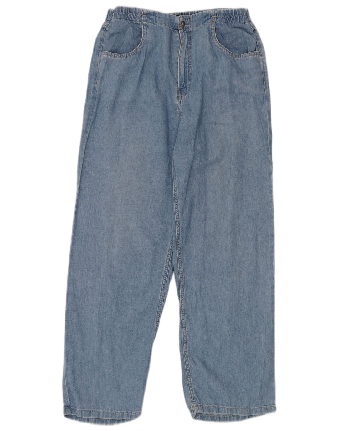 Ženske široke traperice visokog struka Massimo Dutti W28 L28 Plave