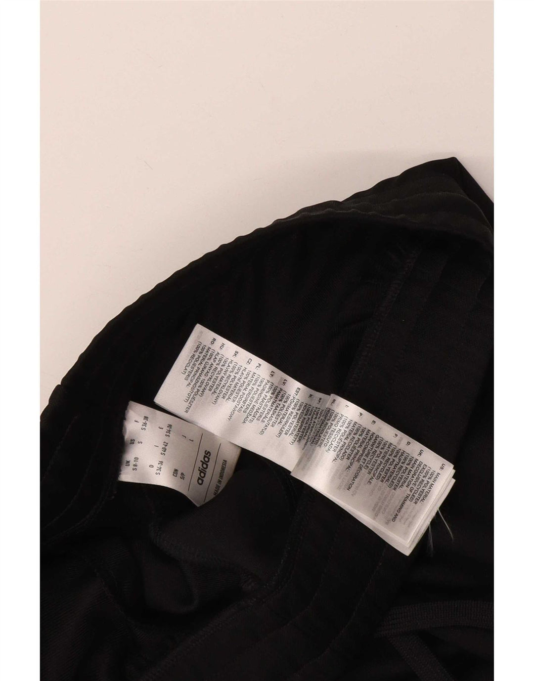 Adidas ženske hlače za trenirku UK 8/10 male crne poliesterske