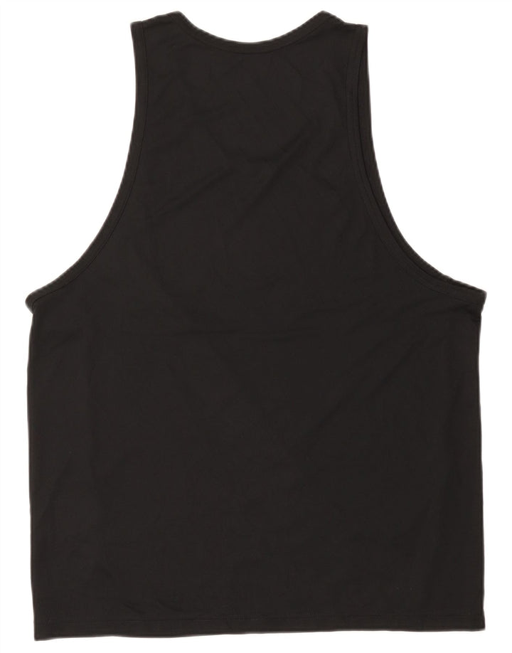 Nike Dri Fit grafički gornji dio srednjeg crnog poliestera