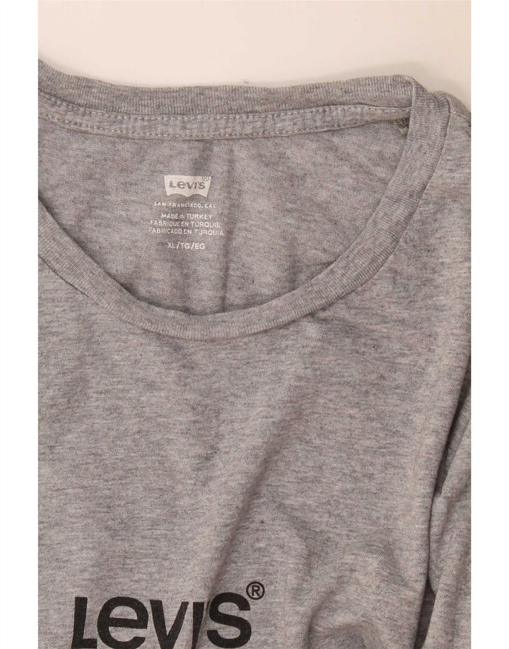 Levi's muška majica kratkih rukava s grafičkim motivima XL s sivim pjegama
