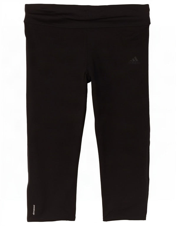 Adidas ženske Climalite Capri tajice UK 12/14 srednje crne