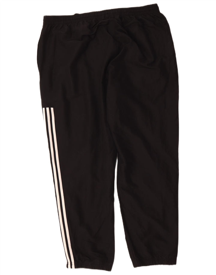 Adidas muške hlače za trenirku 2XL crni poliester u boji