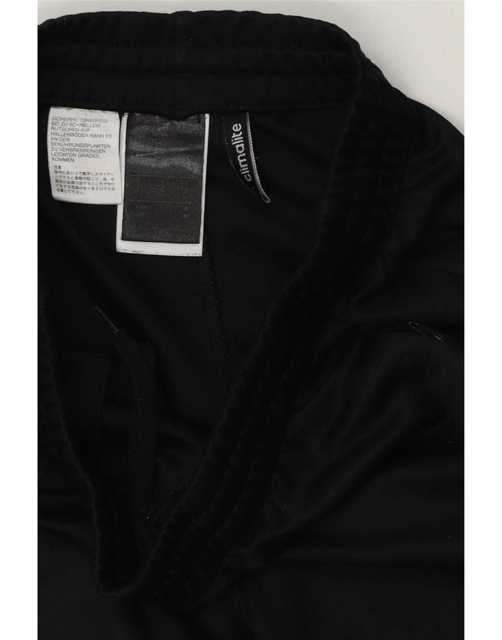 Adidas muške trenirke Climalite male crne poliesterske hlače