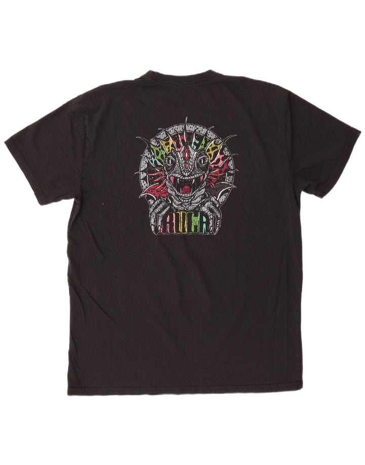 RVCA muška majica kratkih rukava opuštenog kroja velika crna