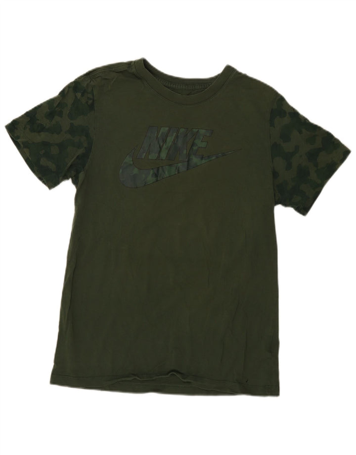 Nike muška majica s grafičkim motivima, mala zelena kamuflažna boja