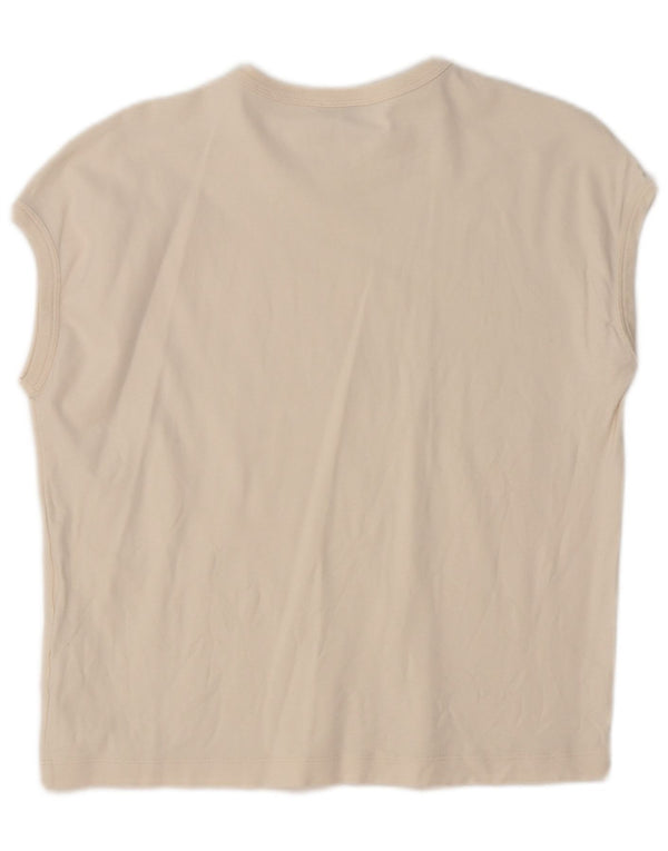 Ženska majica kratkih rukava Massimo Dutti UK 14 srednje bež