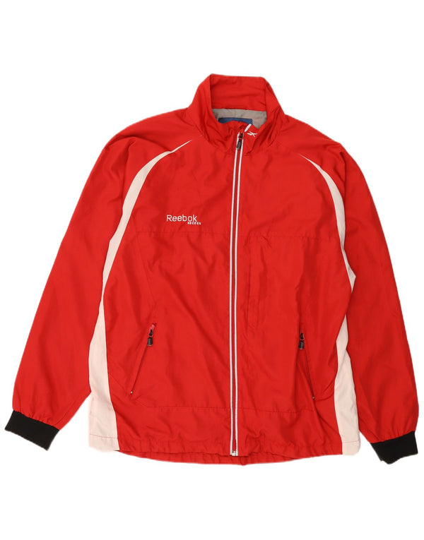 Reebok Muška kišna jakna UK 42 XL Red Colourblock poliester