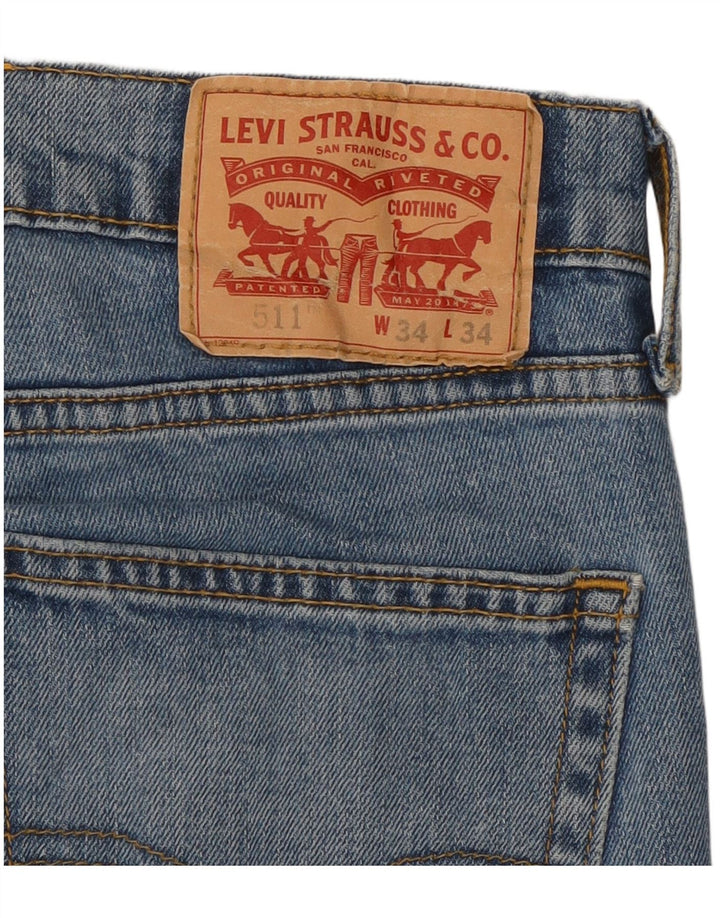 Levi's muške 511 uske traperice W34 L32 Plave