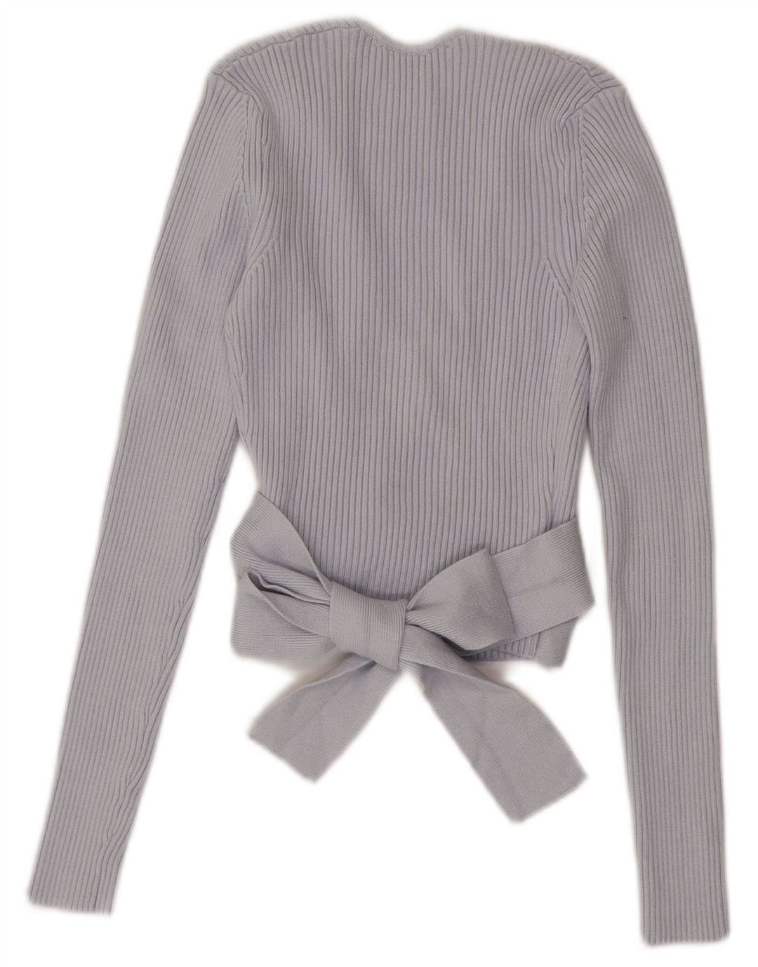 Zara ženski kratki kardigan s omotom UK 8 Small Blue
