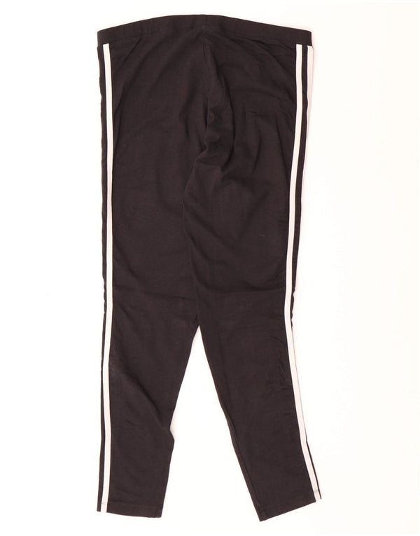 Adidas ženske tajice UK 14 Srednje crni pamuk