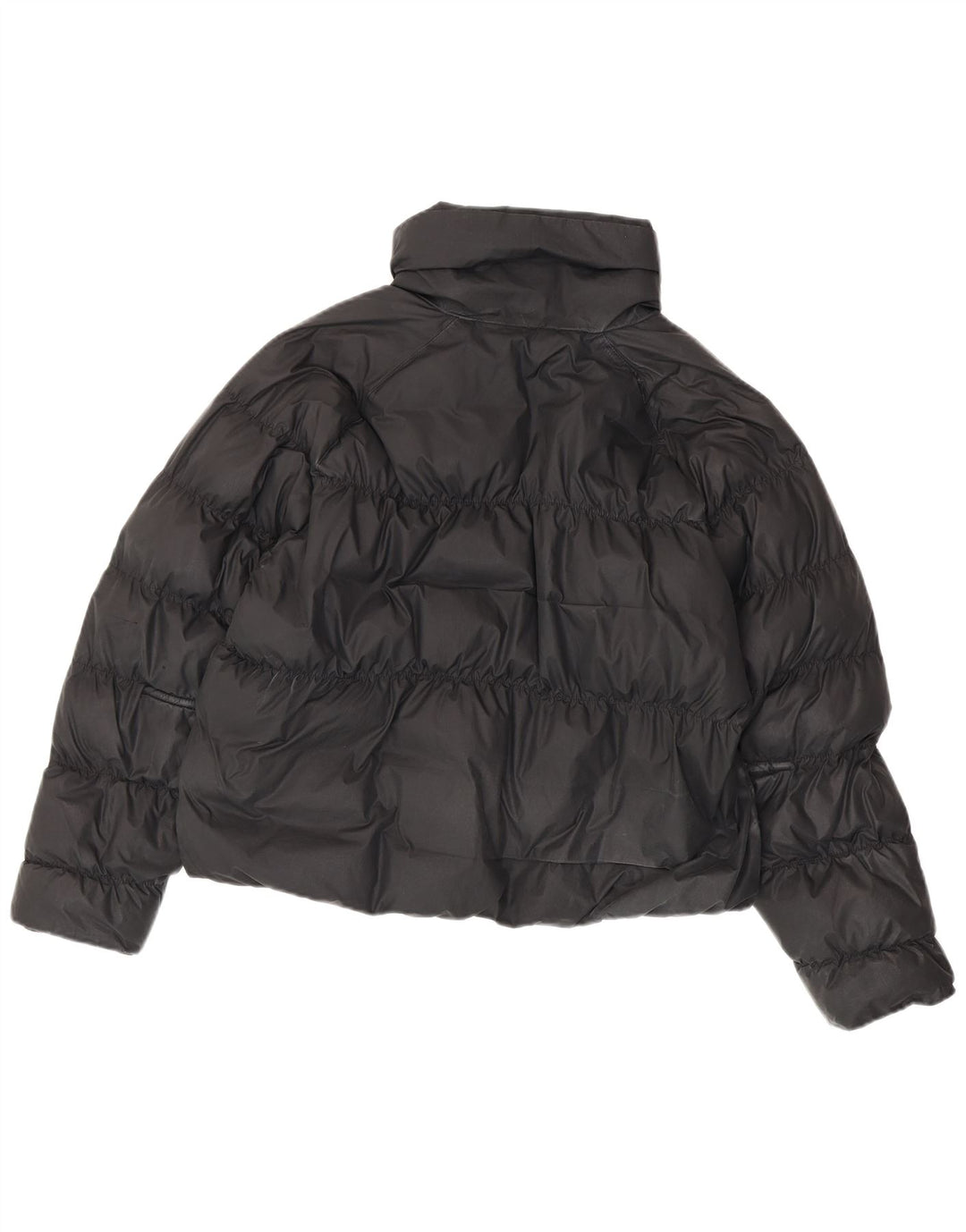 Nike ženska velika podstavljena jakna UK 10, mali crni poliester