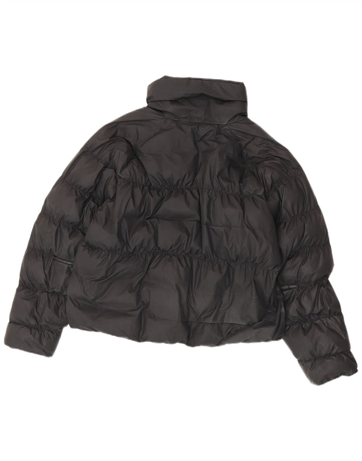 Nike ženska velika podstavljena jakna UK 10, mali crni poliester