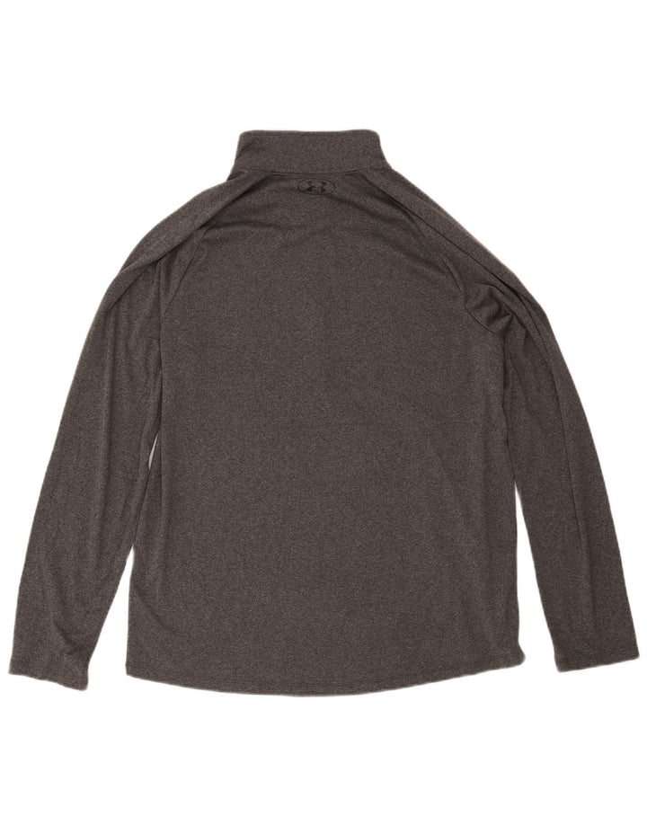 Velika siva muška majica s izrezom i trenirkom Under Armour