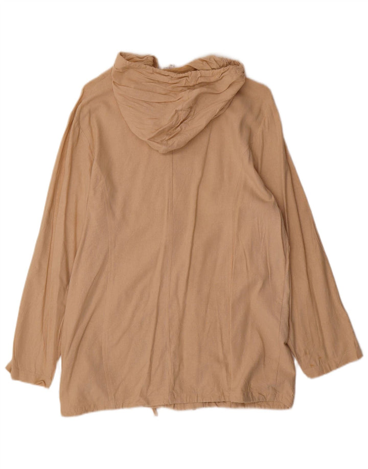 cherie ženska bomber jakna s kapuljačom IT 46 Large Beige Silk