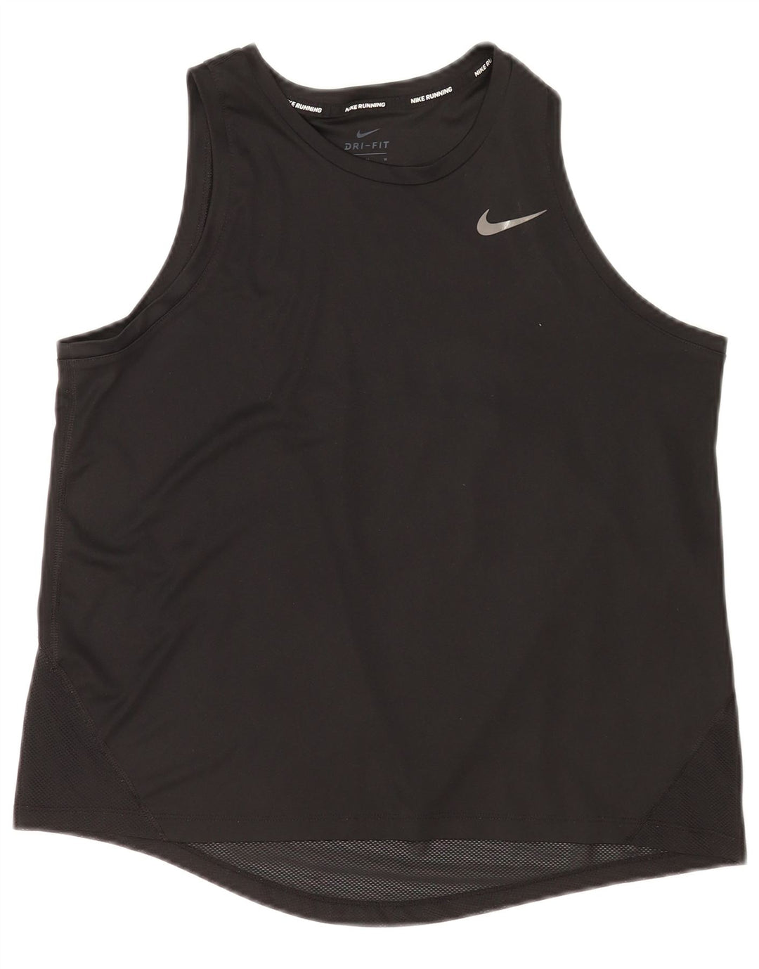 Nike Ženski Dri Fit Vest Top UK 14 srednje crni poliester