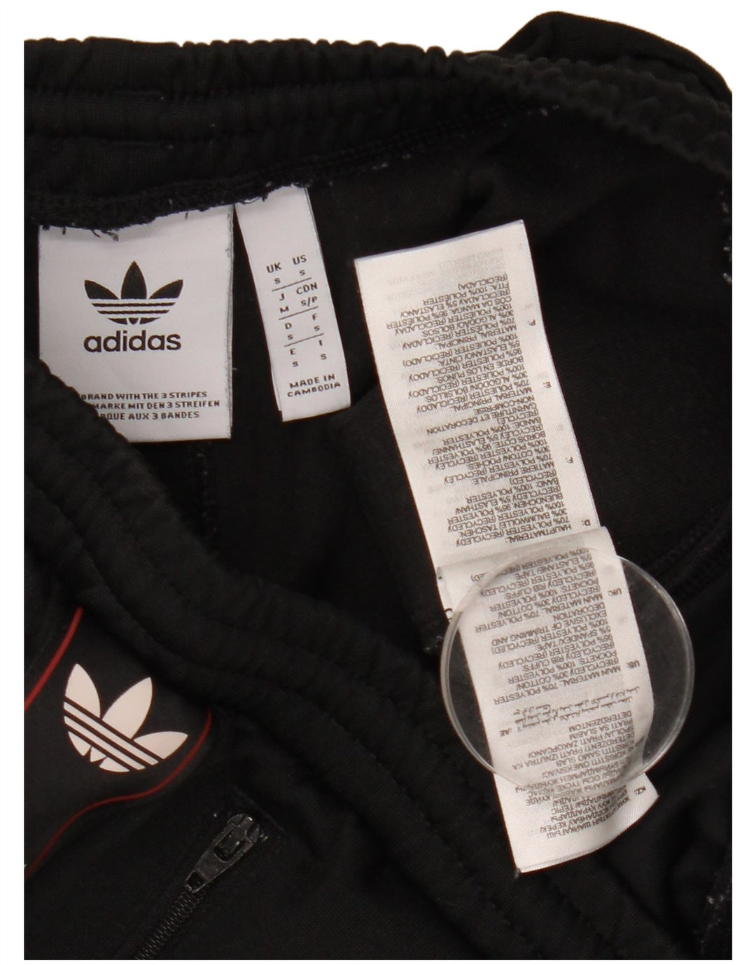 Adidas muške trenirke s grafičkim motivima, male crne hlače za trčanje od poliestera