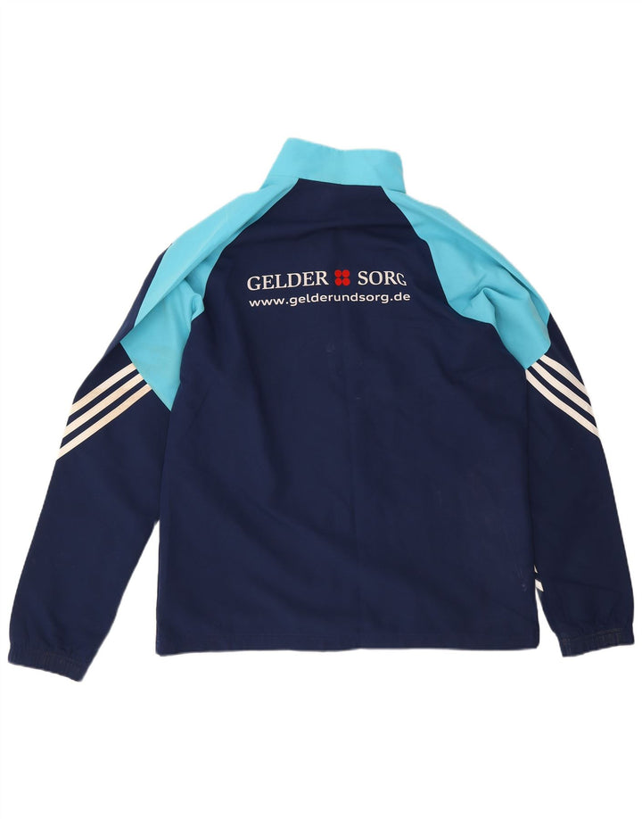 Adidas muška trenirka s grafičkim motivima, velika jakna tamnoplave boje