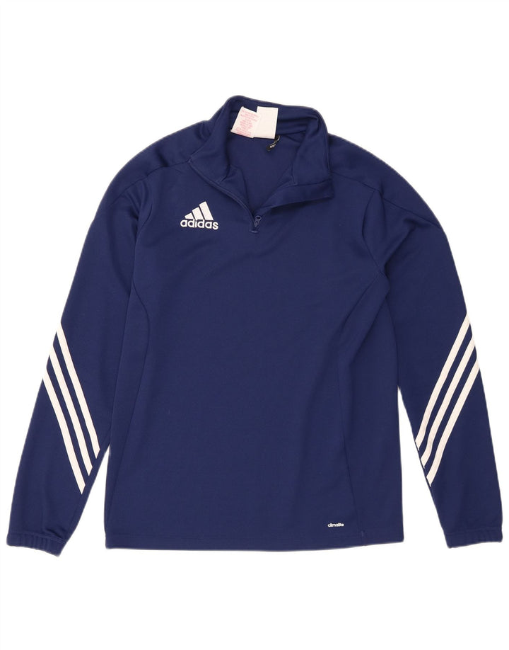 Adidas Boys Climalite Pulover Trenirka Top 13-14 Years XL tamnoplava