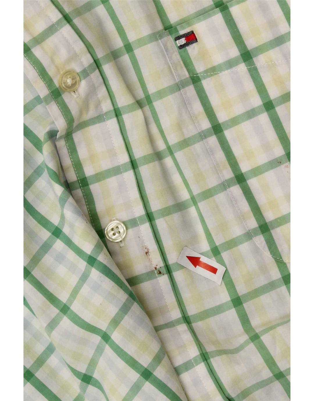 Tommy Hilfiger muška košulja 2XL zeleni karirani pamuk