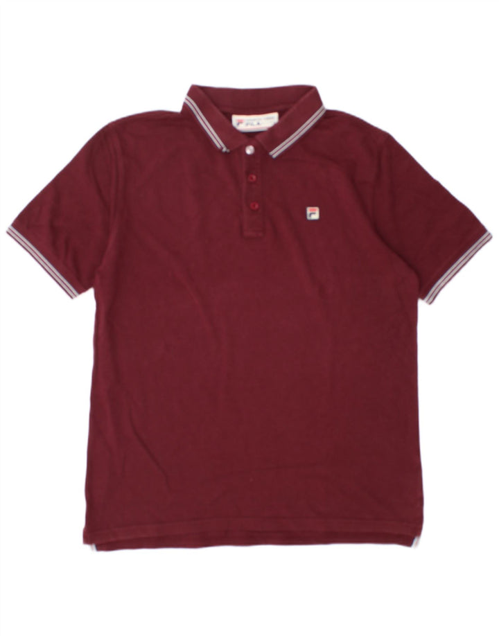 Fila Muška polo majica Large Maroon Pamuk